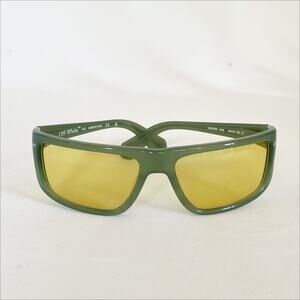 OFF-WHITE Bologna Sunglasses In 5518 Sage Green Rectangular Frame